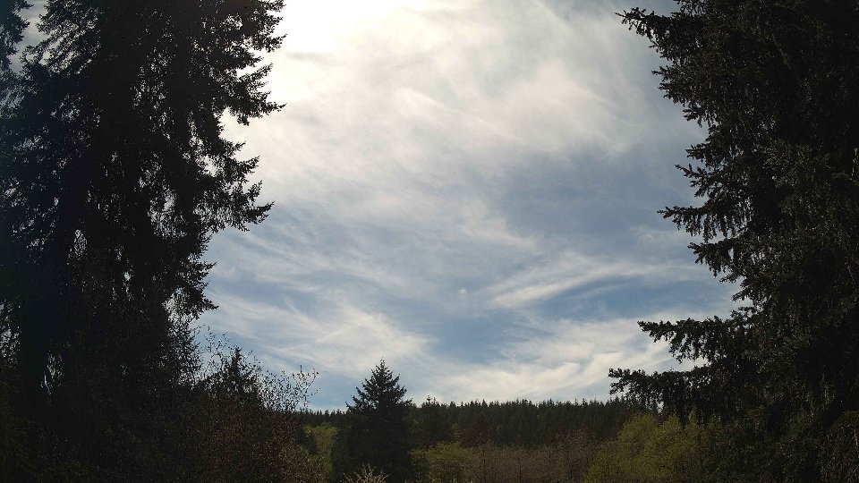Pacific Northwest skyline timelapse frame from Apr 30th, 2026 at 1:45 PM