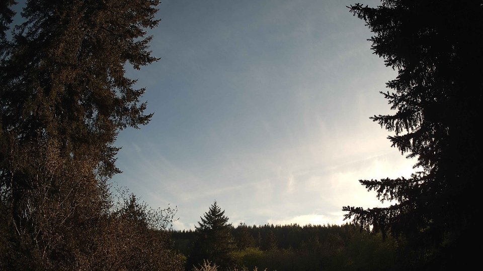 Pacific Northwest skyline timelapse frame from Apr 30th, 2026 at 6:45 PM