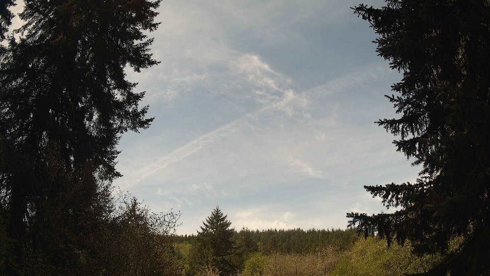Pacific Northwest skyline timelapse frame from May 1st, 2026 at 11:00 AM