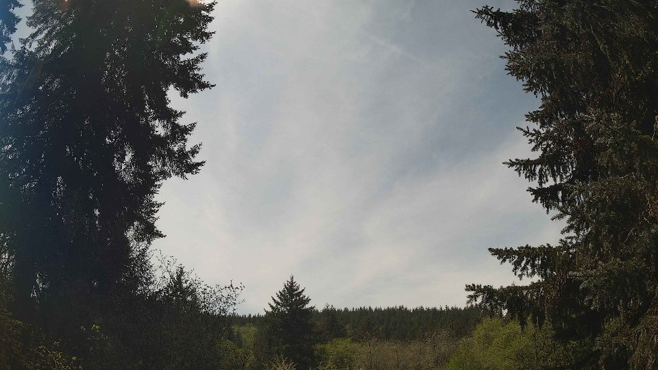 Pacific Northwest skyline timelapse frame from May 1st, 2026 at 12:30 PM