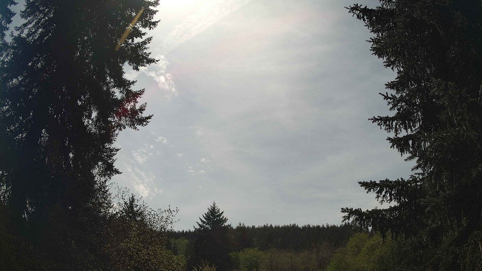 Pacific Northwest skyline timelapse frame from May 1st, 2026 at 2:00 PM