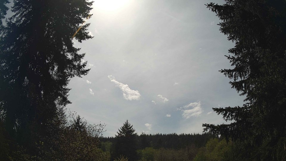 Pacific Northwest skyline timelapse frame from May 1st, 2026 at 2:15 PM