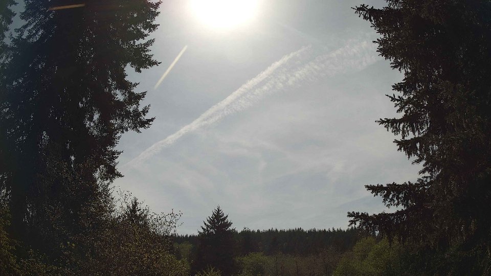 Pacific Northwest skyline timelapse frame from May 1st, 2026 at 2:45 PM