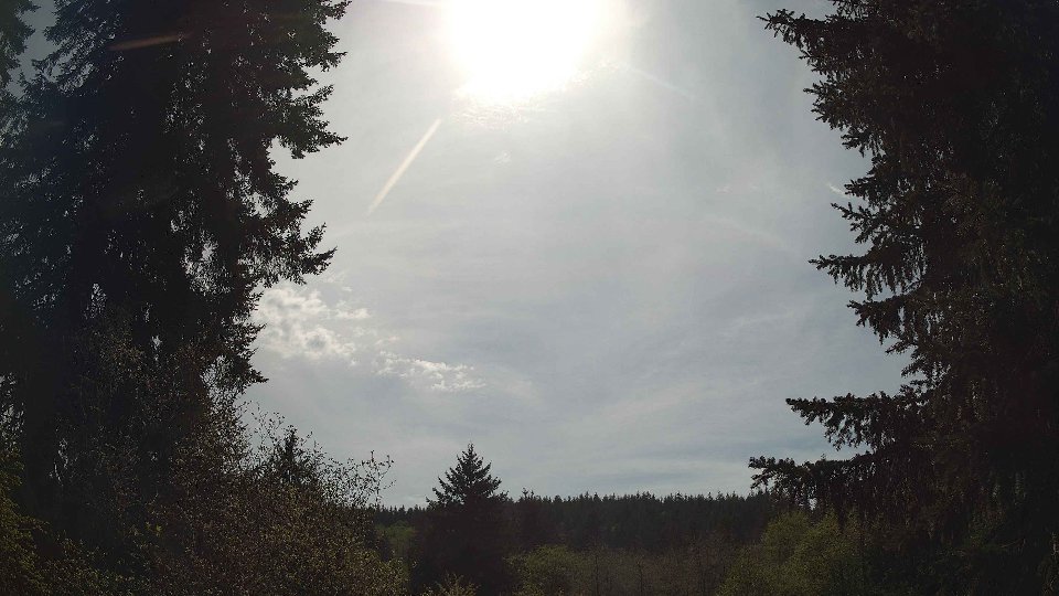 Pacific Northwest skyline timelapse frame from May 1st, 2026 at 3:00 PM