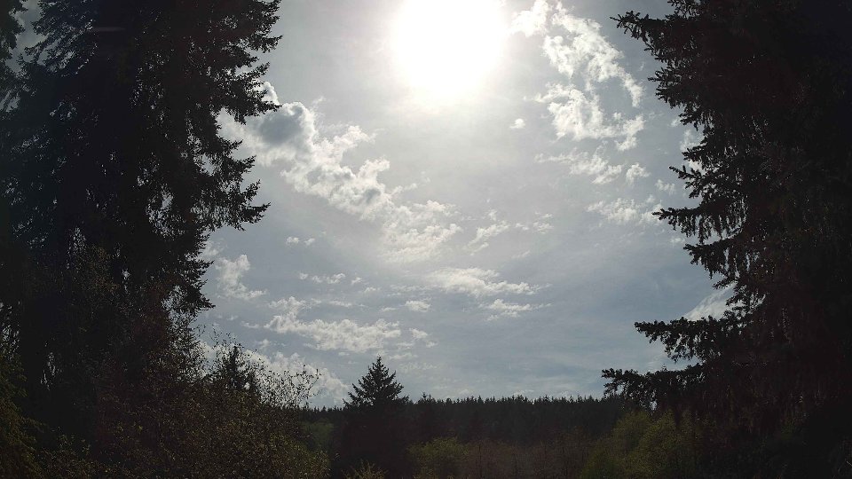 Pacific Northwest skyline timelapse frame from May 1st, 2026 at 3:15 PM