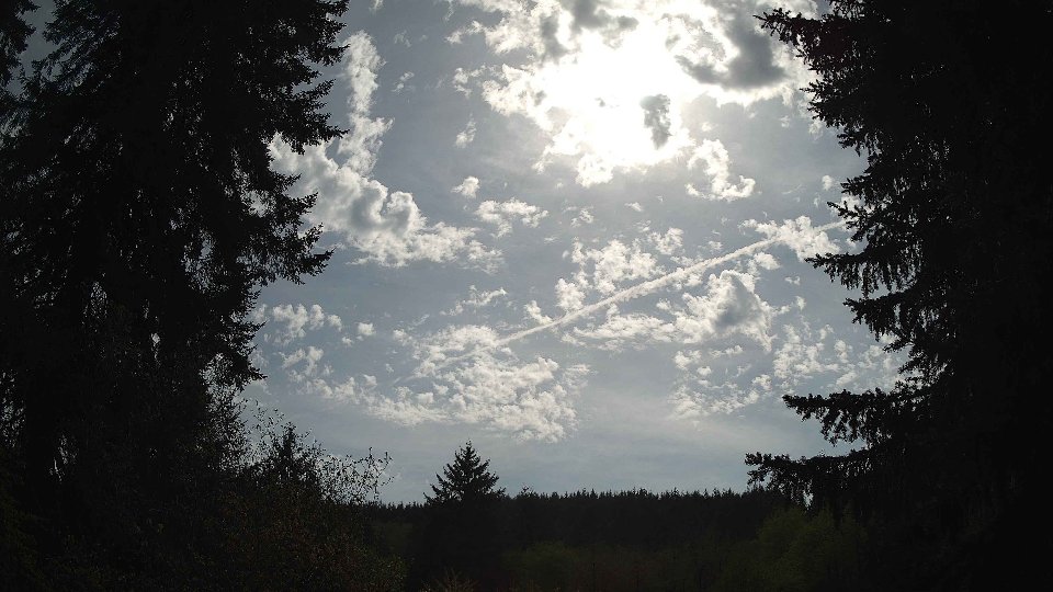 Pacific Northwest skyline timelapse frame from May 1st, 2026 at 3:45 PM