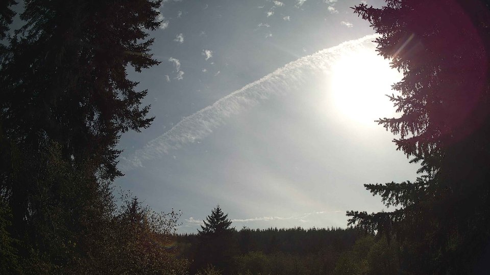 Pacific Northwest skyline timelapse frame from May 1st, 2026 at 4:45 PM