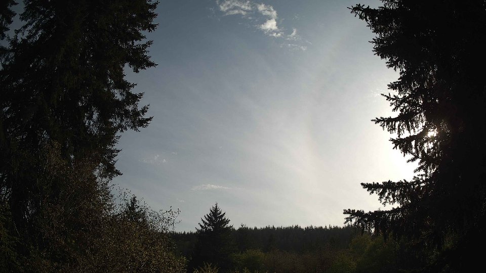 Pacific Northwest skyline timelapse frame from May 1st, 2026 at 5:45 PM
