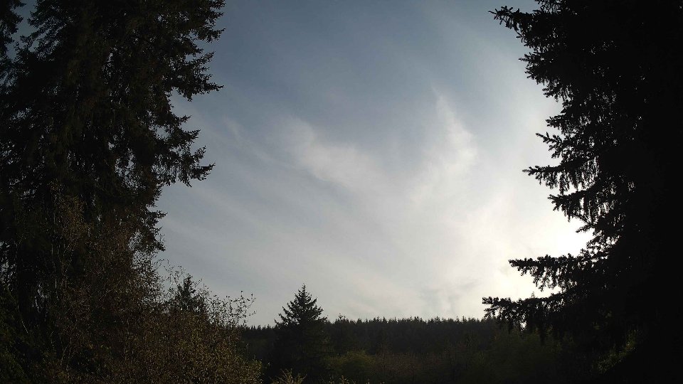 Pacific Northwest skyline timelapse frame from May 1st, 2026 at 6:30 PM