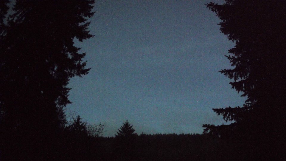 Pacific Northwest skyline timelapse frame from May 1st, 2026 at 5:19 AM
