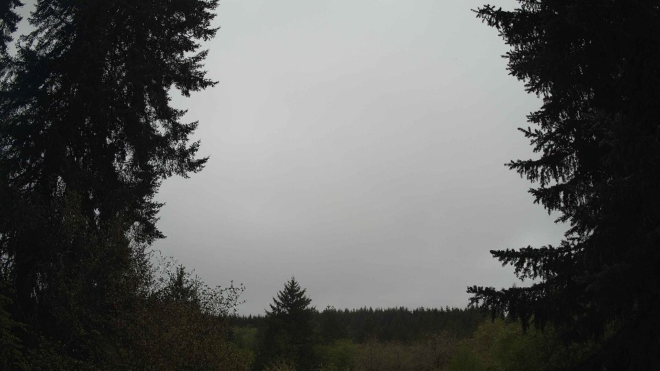 Pacific Northwest skyline timelapse frame from May 2nd, 2026 at 9:45 AM