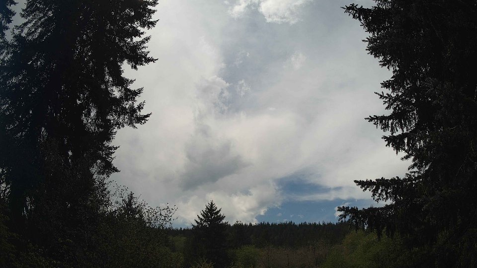 Pacific Northwest skyline timelapse frame from May 2nd, 2026 at 12:30 PM
