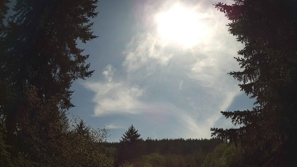 Pacific Northwest skyline timelapse frame from May 2nd, 2026 at 3:45 PM