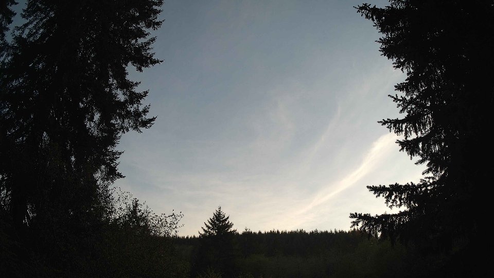 Pacific Northwest skyline timelapse frame from May 2nd, 2026 at 7:30 PM