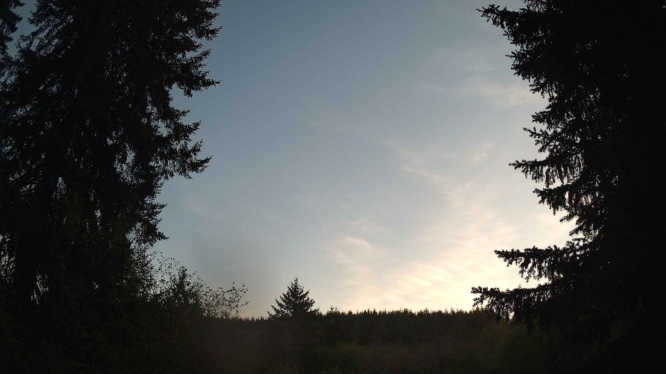 Pacific Northwest skyline timelapse frame from May 2nd, 2026 at 8:00 PM