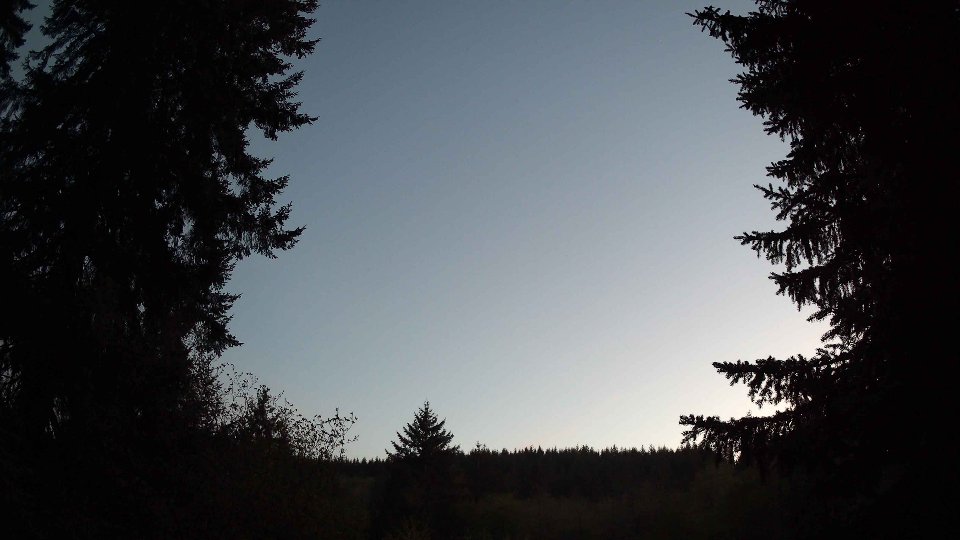 Pacific Northwest skyline timelapse frame from May 2nd, 2026 at 8:45 PM