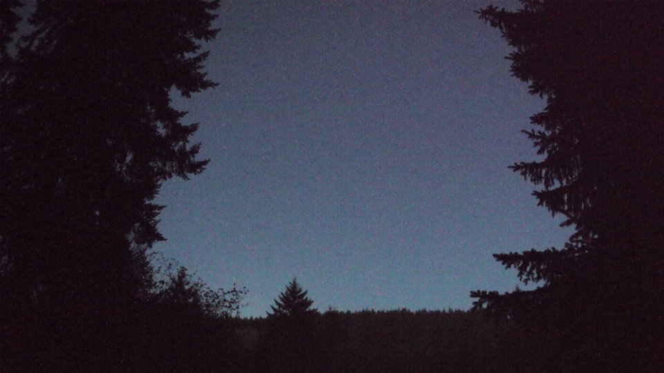 Pacific Northwest skyline timelapse frame from May 3rd, 2026 at 5:15 AM