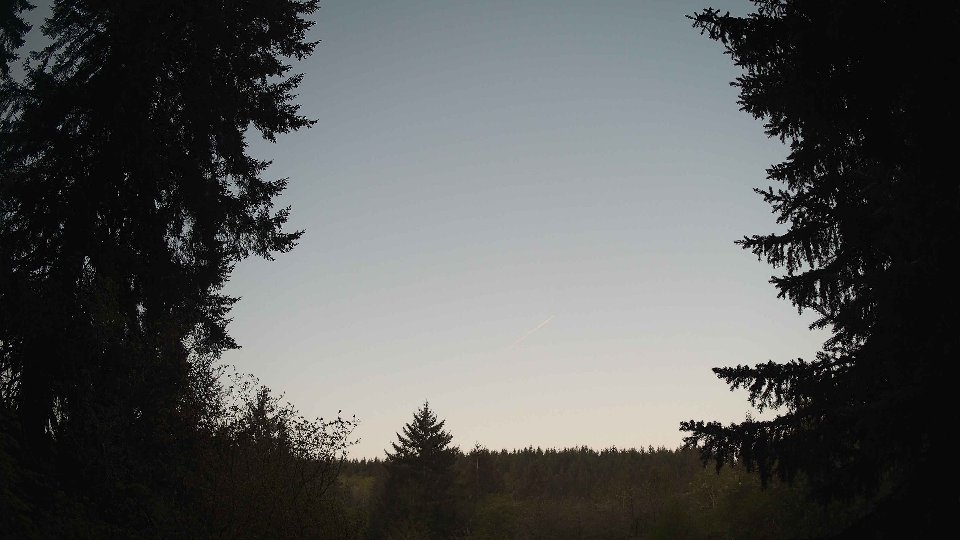 Pacific Northwest skyline timelapse frame from May 3rd, 2026 at 6:00 AM