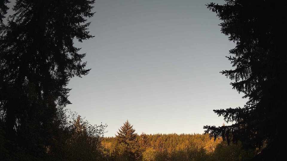 Pacific Northwest skyline timelapse frame from May 3rd, 2026 at 7:30 AM