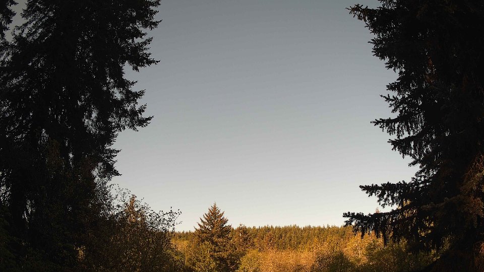 Pacific Northwest skyline timelapse frame from May 3rd, 2026 at 8:00 AM