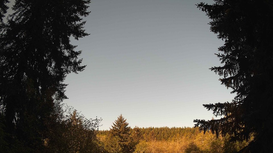 Pacific Northwest skyline timelapse frame from May 3rd, 2026 at 8:15 AM