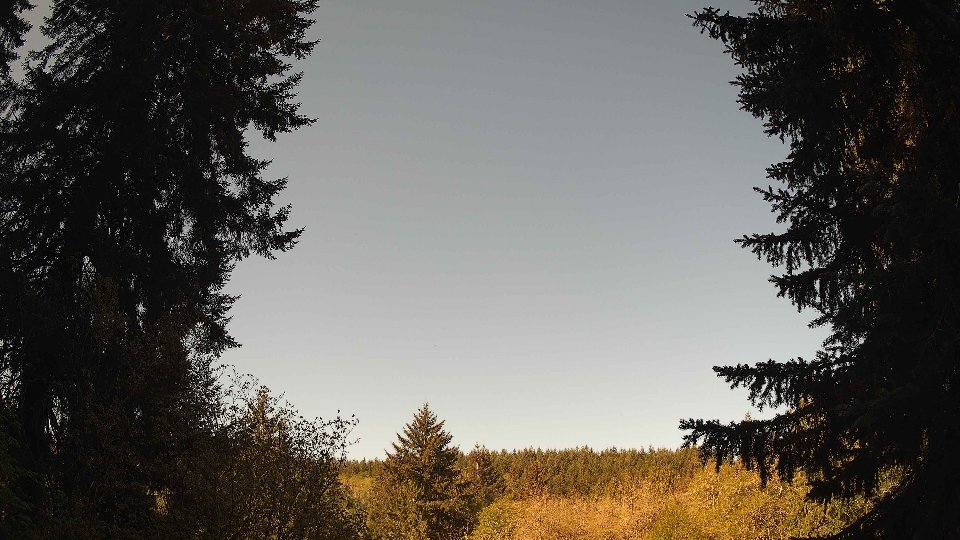 Pacific Northwest skyline timelapse frame from May 3rd, 2026 at 9:15 AM