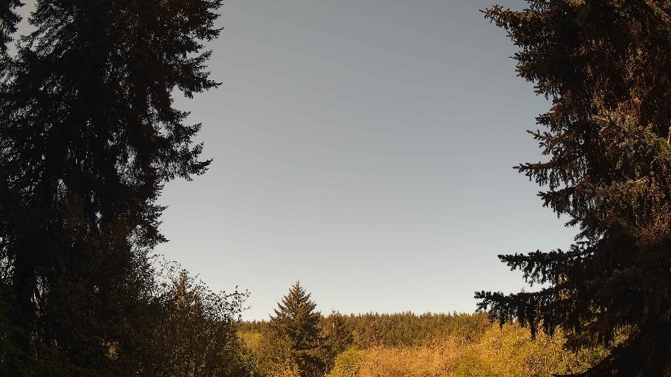 Pacific Northwest skyline timelapse frame from May 3rd, 2026 at 9:45 AM