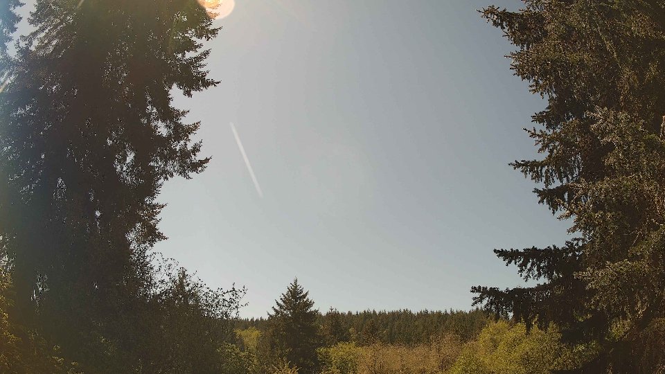 Pacific Northwest skyline timelapse frame from May 3rd, 2026 at 12:45 PM