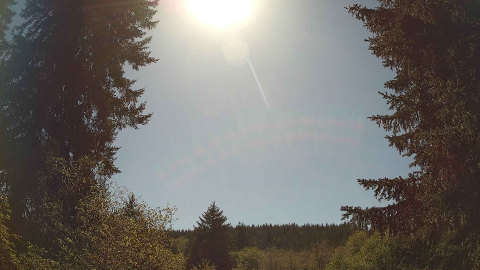 Pacific Northwest skyline timelapse frame from May 3rd, 2026 at 2:45 PM