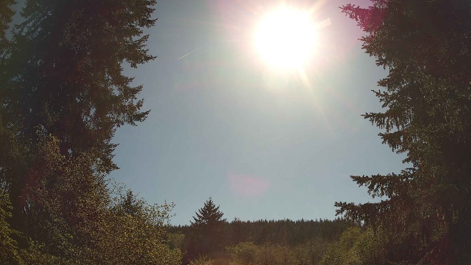 Pacific Northwest skyline timelapse frame from May 3rd, 2026 at 3:45 PM