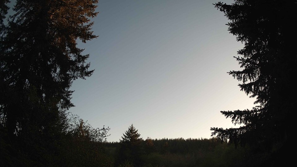 Pacific Northwest skyline timelapse frame from May 3rd, 2026 at 7:15 PM