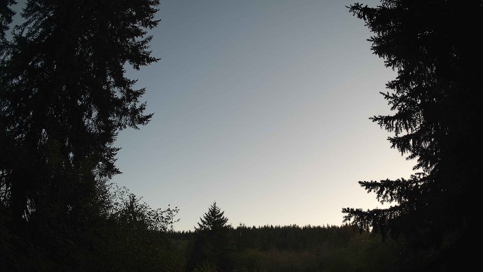 Pacific Northwest skyline timelapse frame from May 3rd, 2026 at 8:00 PM