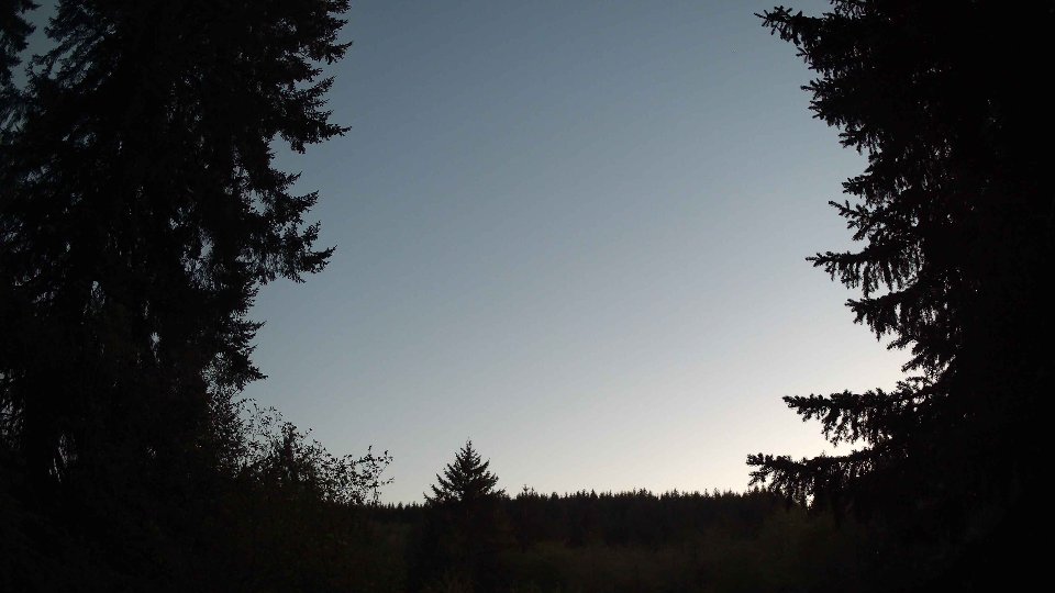 Pacific Northwest skyline timelapse frame from May 3rd, 2026 at 8:45 PM
