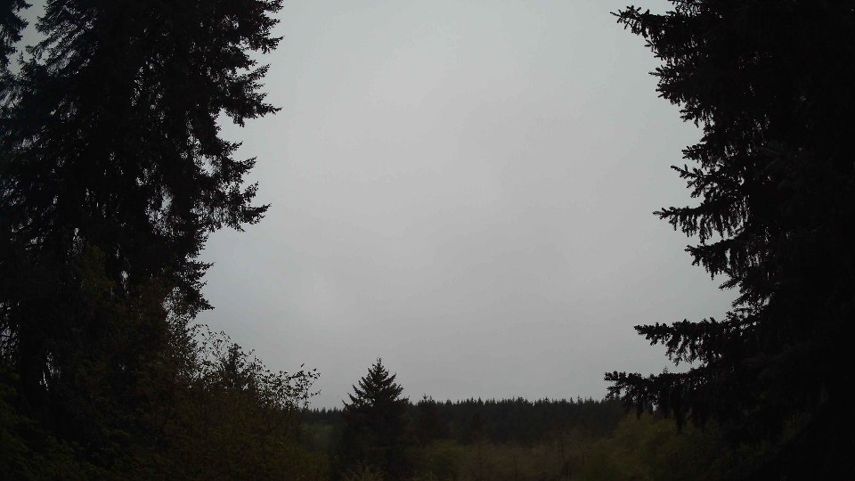 Pacific Northwest skyline timelapse frame from May 4th, 2026 at 5:45 AM