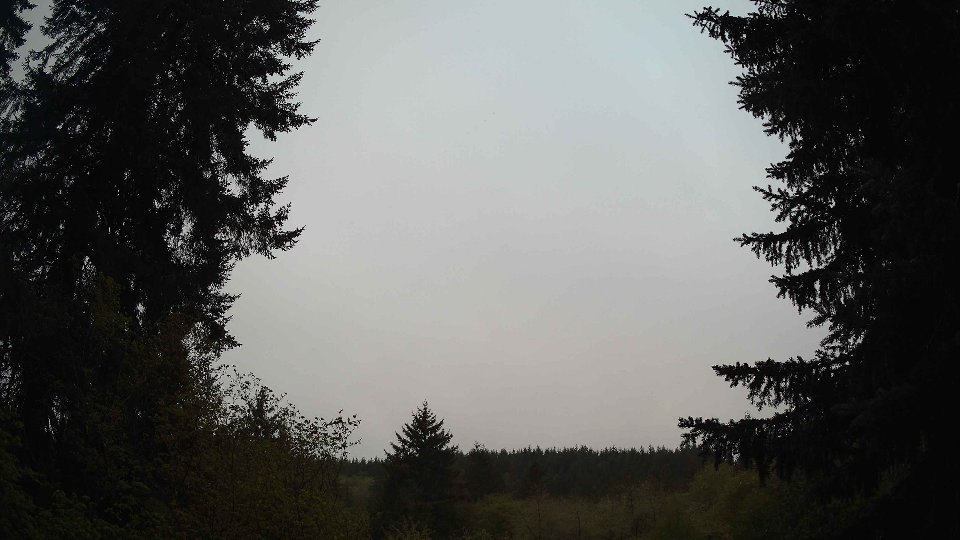 Pacific Northwest skyline timelapse frame from May 4th, 2026 at 6:00 AM