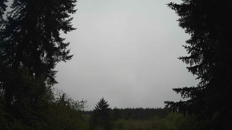 Pacific Northwest skyline timelapse frame from May 4th, 2026 at 7:15 AM