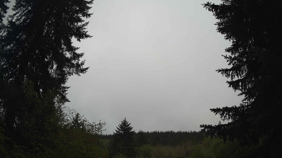 Pacific Northwest skyline timelapse frame from May 4th, 2026 at 7:45 AM