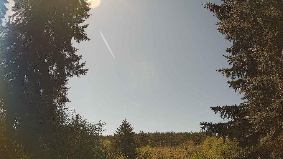 Pacific Northwest skyline timelapse frame from May 4th, 2026 at 12:45 PM