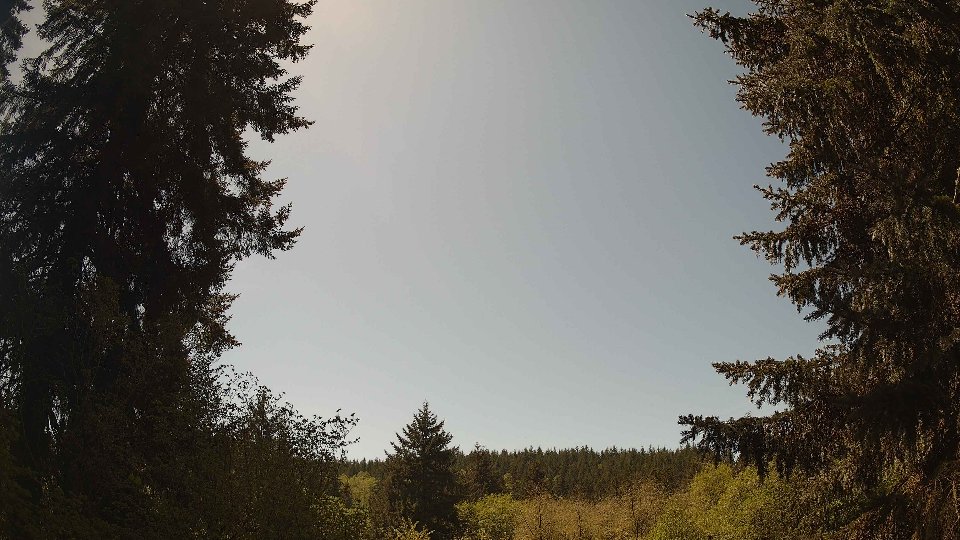 Pacific Northwest skyline timelapse frame from May 4th, 2026 at 1:15 PM