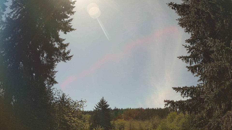 Pacific Northwest skyline timelapse frame from May 4th, 2026 at 1:45 PM