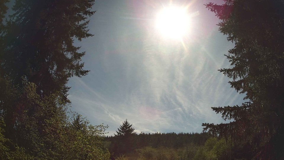 Pacific Northwest skyline timelapse frame from May 4th, 2026 at 3:45 PM