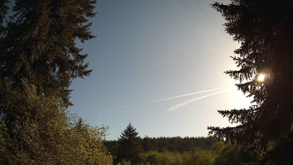 Pacific Northwest skyline timelapse frame from May 4th, 2026 at 5:45 PM