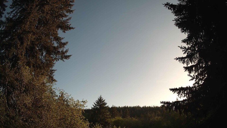 Pacific Northwest skyline timelapse frame from May 4th, 2026 at 6:45 PM