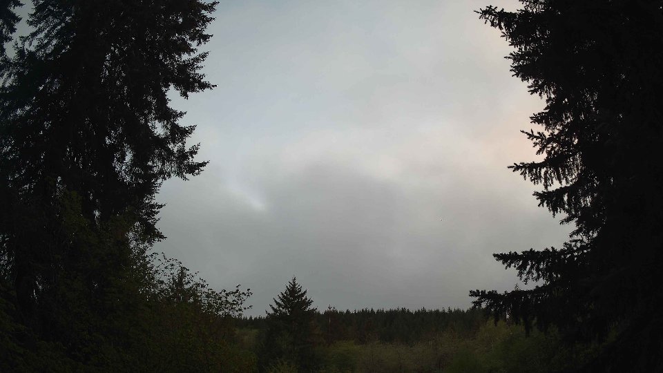 Pacific Northwest skyline timelapse frame from May 4th, 2026 at 8:15 PM