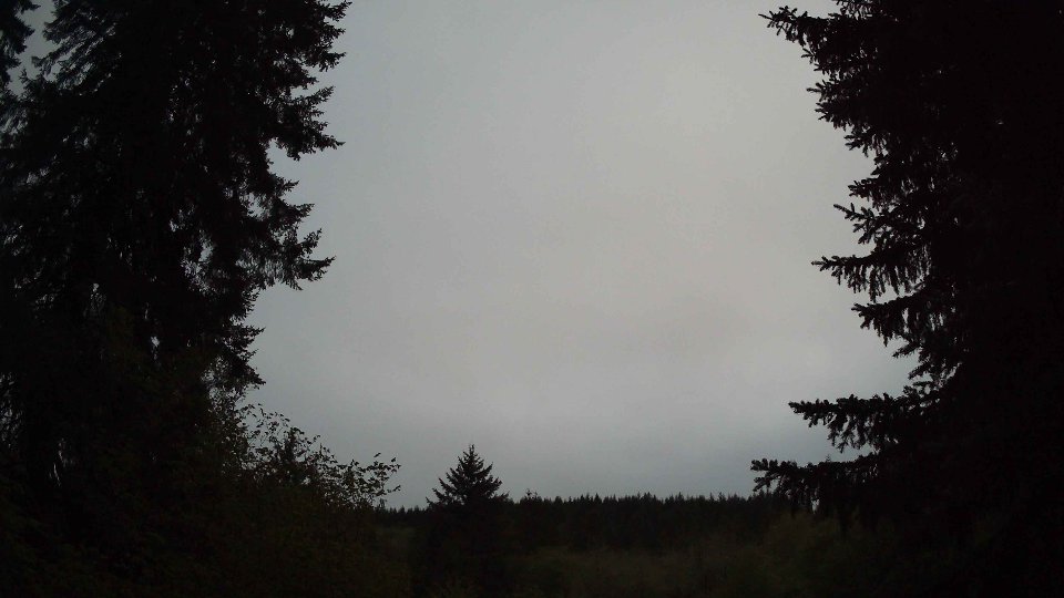 Pacific Northwest skyline timelapse frame from May 4th, 2026 at 8:45 PM