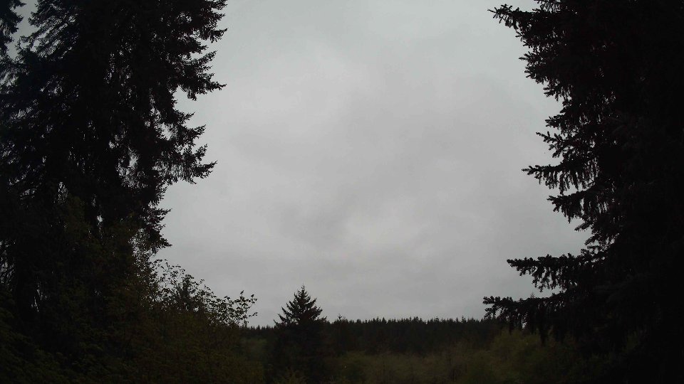 Pacific Northwest skyline timelapse on May 5th, 2026 at 5:45 AM