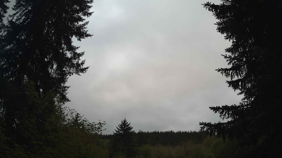 Pacific Northwest skyline timelapse on May 5th, 2026 at 6:15 AM