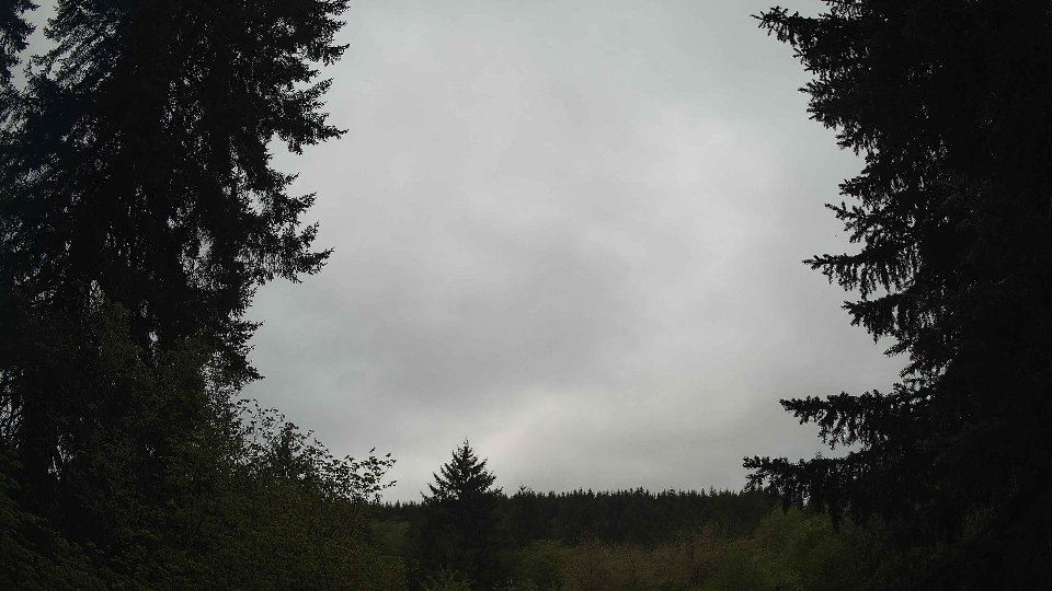 Pacific Northwest skyline timelapse on May 5th, 2026 at 7:15 AM