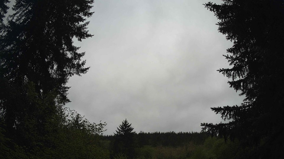 Pacific Northwest skyline timelapse on May 5th, 2026 at 7:30 AM