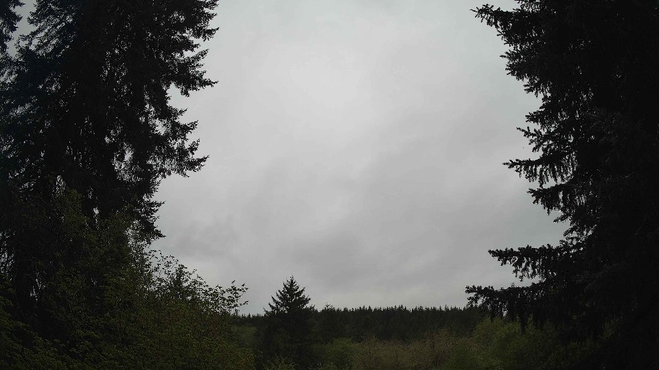 Pacific Northwest skyline timelapse on May 5th, 2026 at 8:00 AM
